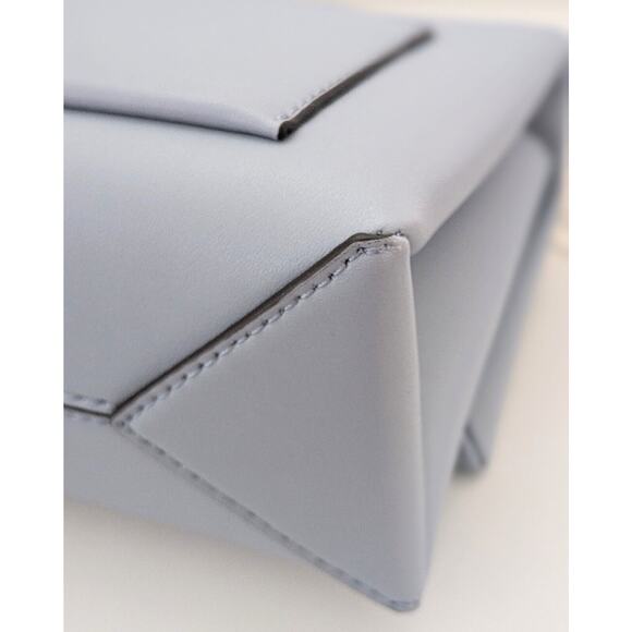 Michael Kors Cece Small Pale Blue Vegan Leather Convertible Flap Crossbody Bag - Picture 6 of 12